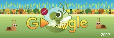 google doodle cricket