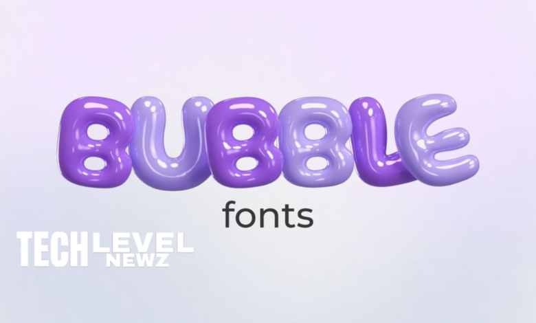 bubble font